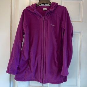 Columbia Full zip hooded fleece